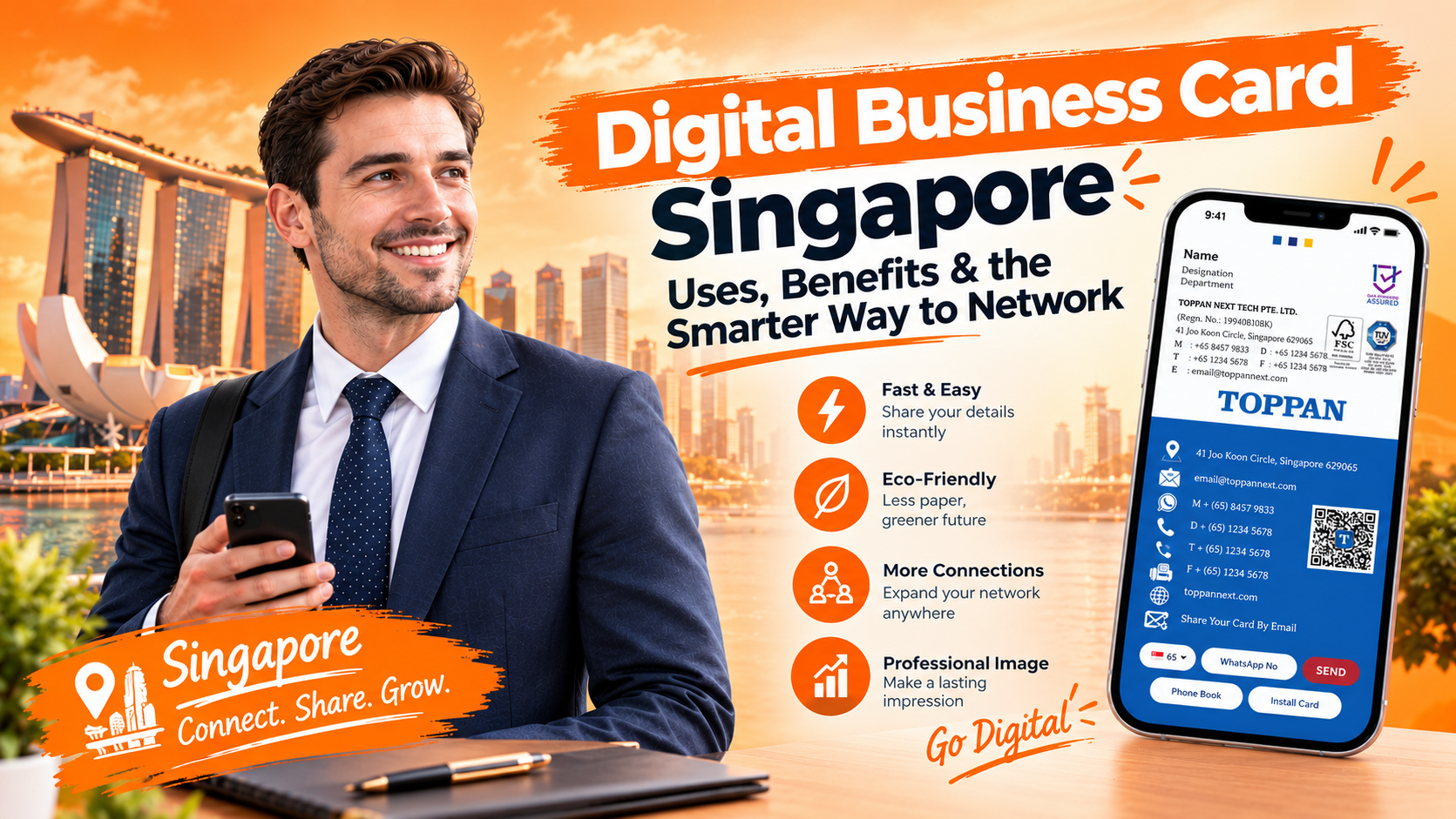 Digital Business Card Singapore: Uses, Benefits & Why It's the Smarter Way to Network