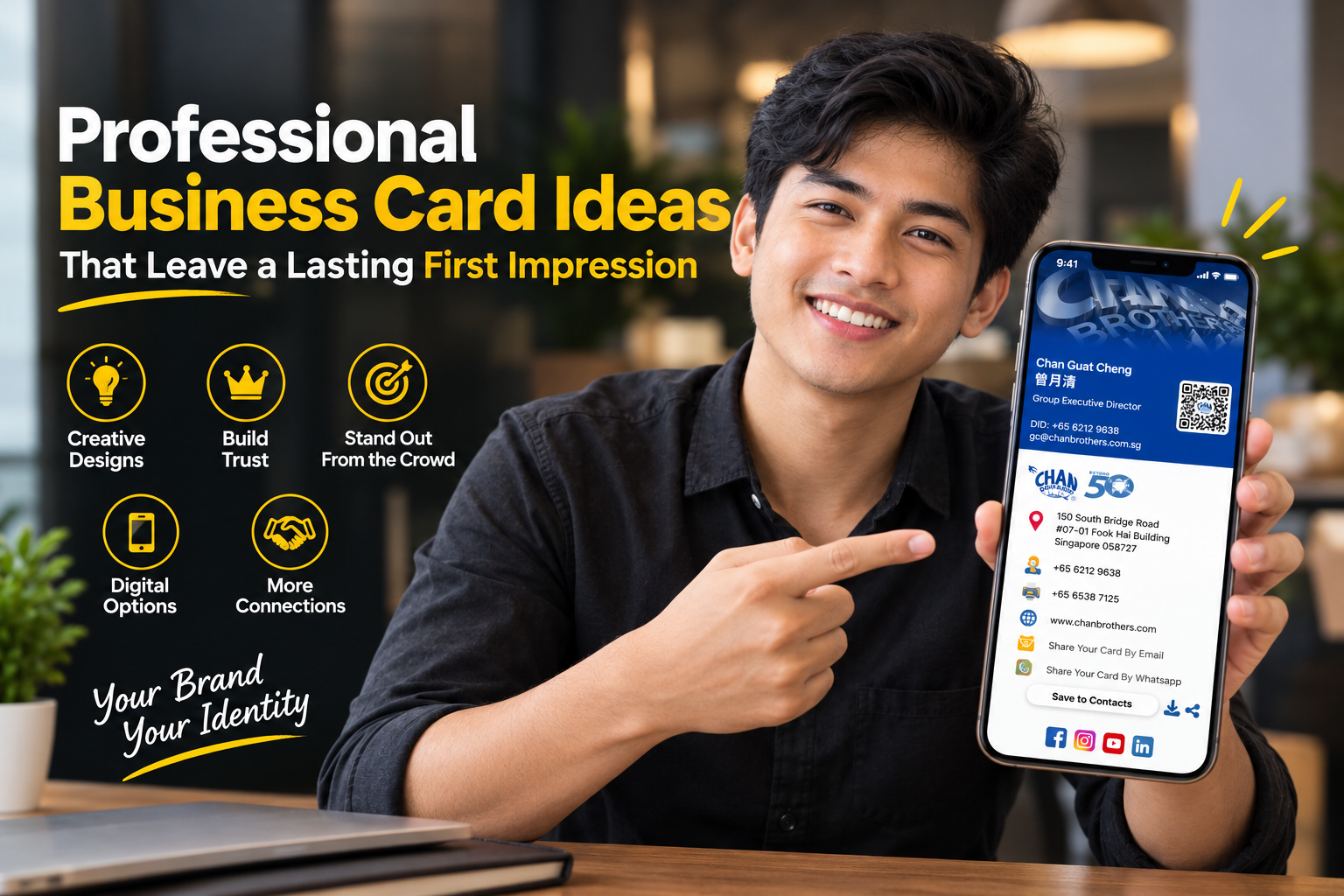 Professional Business Card Ideas That Leave a Lasting First Impression